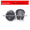 KCD1-105 Round 20mm Two-Pin Two-Speed Boat Switch, 6A 250V