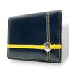 Used  Card Case VOYAGECard Case Navy/yellow PVC Unisex