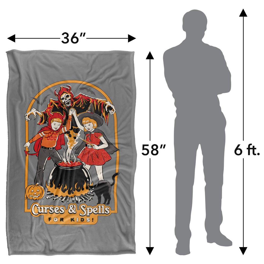 Steven Rhodes Curses & Spells For Kids Soft Touch Blanket
