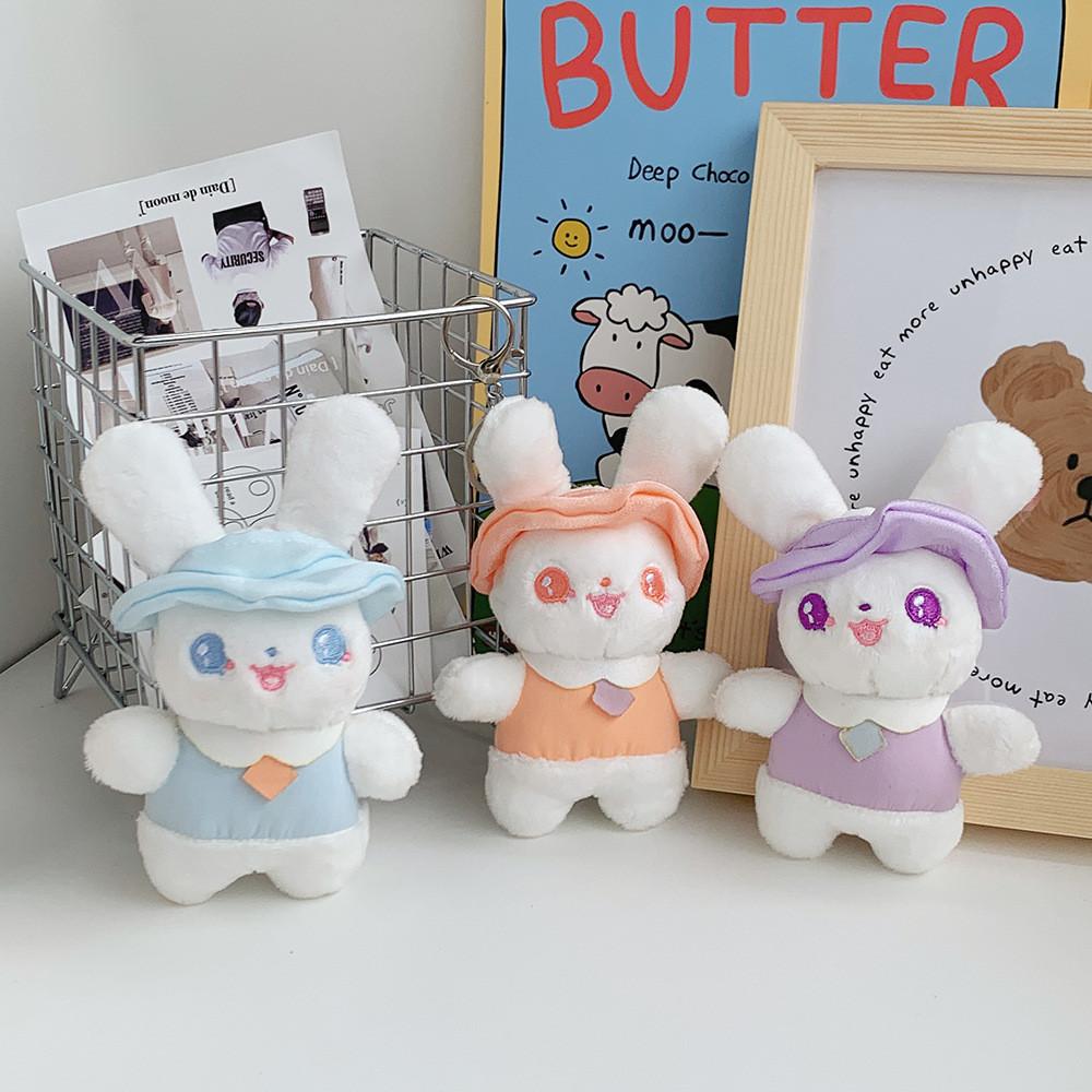 Adorable Mini Bunny Keychain Soft Plush Toy Bag Accessory 2023 New Design