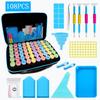 DIY Diamond Painting Kit: Funnel, Drill Pen, 60 Compartment Bottles, 30 Storage, Butterfly Bag