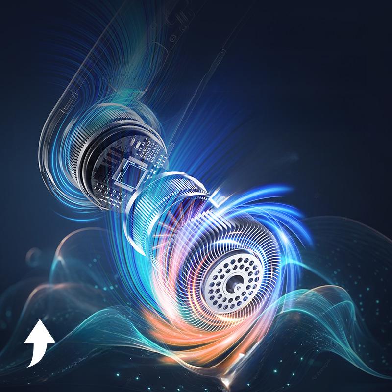 2024 Stylish USB Rechargeable Neck Fan: Portable, Silent, Leafless Cooling Device