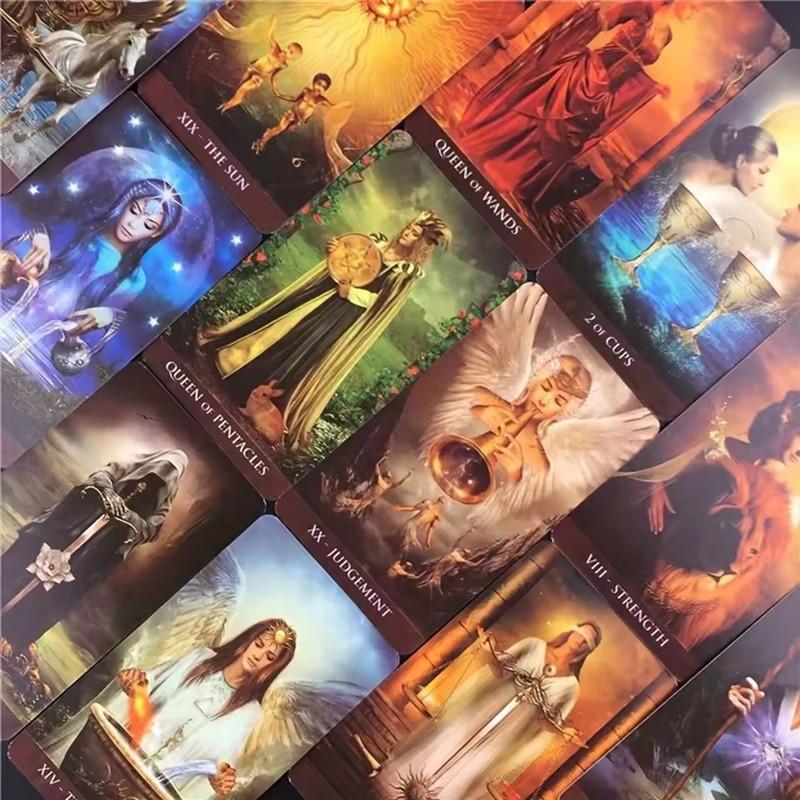 Arcanum Tarotkarten, ein 78er-Deck, Orakel, englische Visionen, Wahrsagerei, Edition, Brettspiele