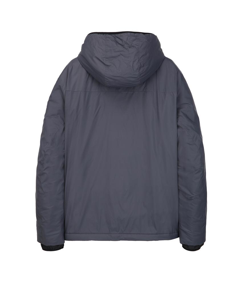 Il Corso Functional Hooded Padded Jacket Charcoal Gray