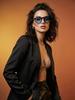 Women's Full-frame Plastic Geometric Glasses, Sexy Street Fashion Style, Suitable for Daily Commuting, Outfits, and Photography