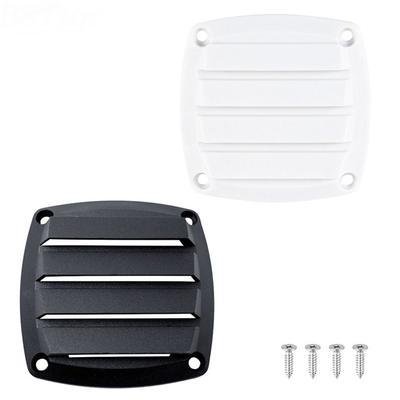Nylon Marine Boat Air Vent Strong Wind Exhaust Fan Louvered Ventilator Grille Square Resistance Grill Ventilation Ducting Car