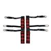 1 Pair Elastic Shirt Holder Stays Three Clip Thigh Suspender Garter Socks Fastener Clip  Men Women
