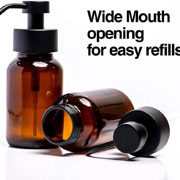 Glass Soap Dispenser for Hand and Dish Soap for Countertops Kitchen Sinks