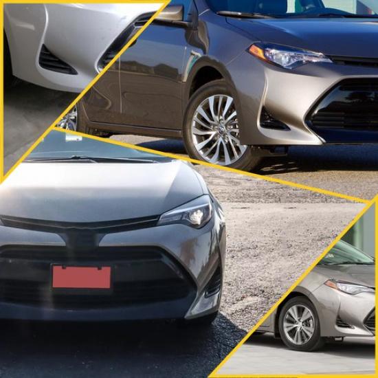 For 2018 2017  Toyota Corolla LE XLE Fog Light Lamp Bumper Cover Bezels EOOG