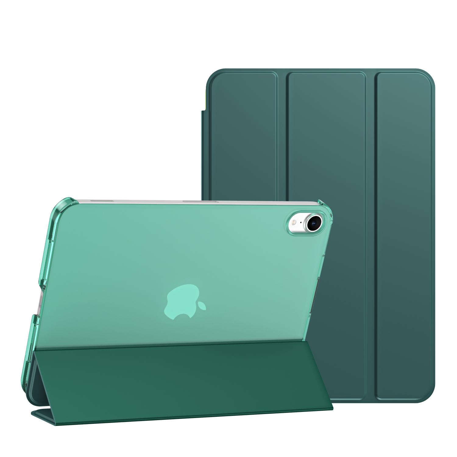 Slimme Hoesjes Voor iPad Mini 6 7e Generatie ( A17Pro) Slanke Stand Harde Achterkant Shell met Automatische Ontwaken/Sluimeren Mini 4 5e Generatie Tablethoesjes iPad mini5