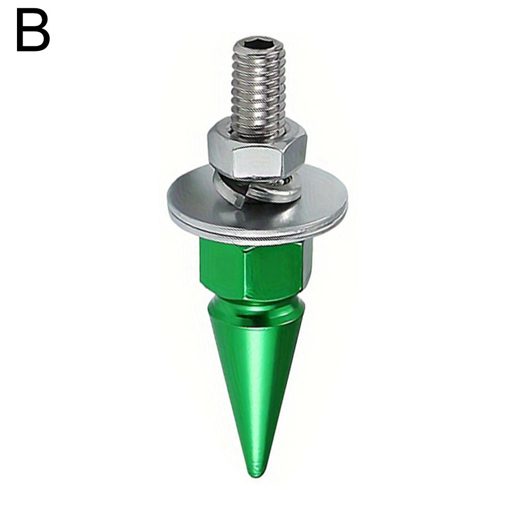 for M6 License Plate Mounting Screws Threaded Pointed Car Threaded Pointed Alloy Fasteners Aluminum Gasket Universal Styling