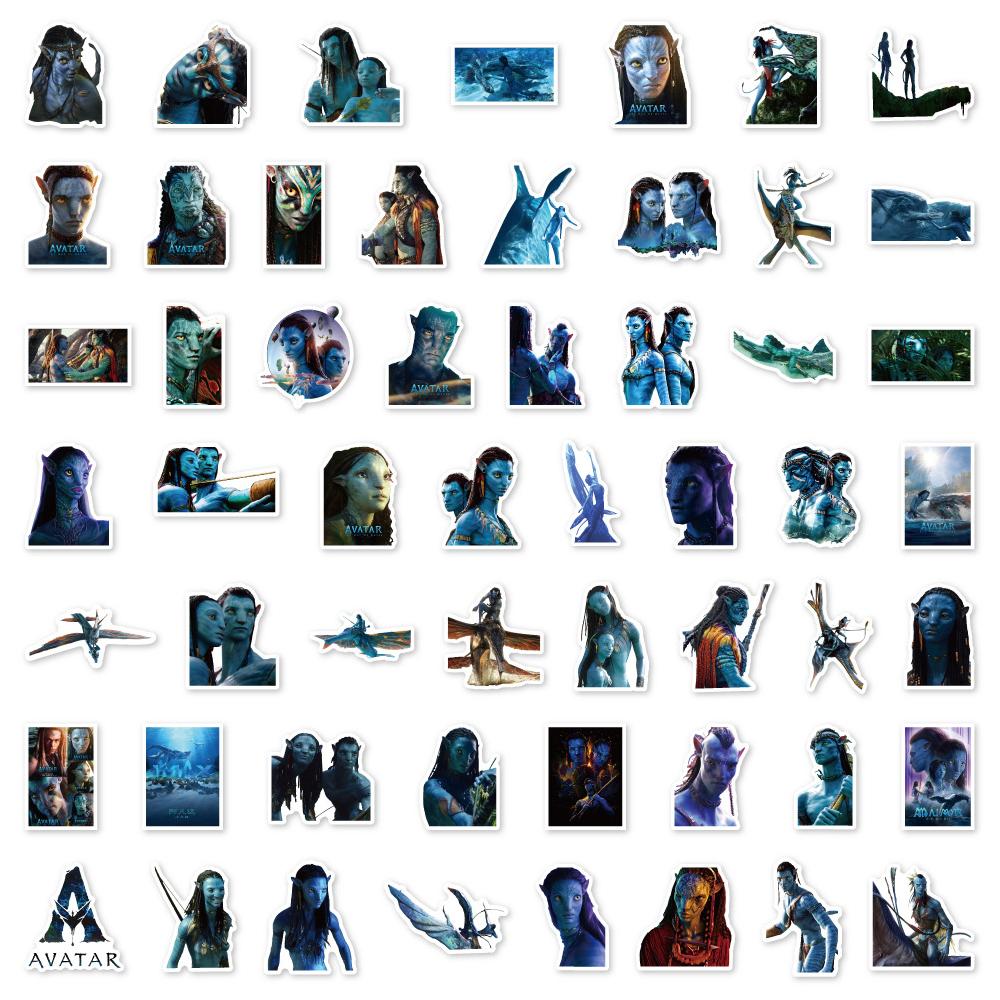 50 stk Avatar Klistremerker Pakke Egnet for Bærbar PC Skateboard Reisekoffert Notatbok