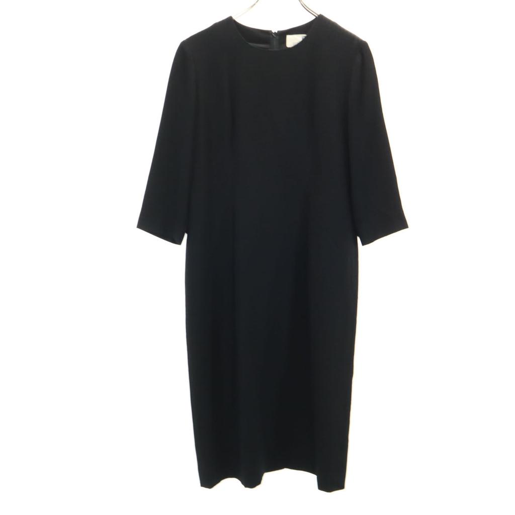 Givenchy 90s Made In Japan Old Patterned 7 Minutes Sleeve Formal One Piece Women Used