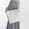 VANESSA HOGAN Cow Leather Combo Bag, Tote Bag, Shopping Bag, Handbag, Shoulder Bag Regular Women's Gray 2209406GEY