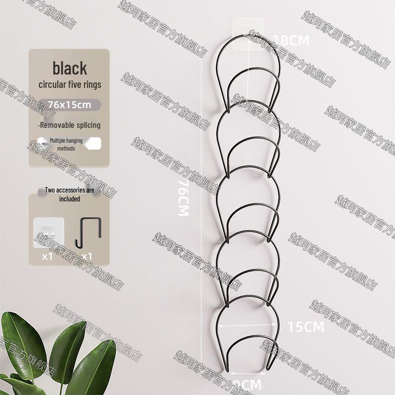 Wall-Mounted Hat & Scarf Holder for Bedroom or Dorm