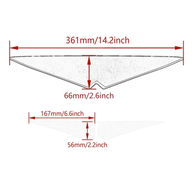 Motorcycle Front Headlight Trim Motorbike Accessories Upper Tip Cover Headlamp Eyelid Sticker for Road CVO Glides 15-20