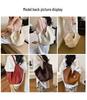 2026 Autumn Korean Woven Texture Bucket Bag - Trendy Large Capacity Shoulder Bag for Women and Kids