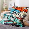 Gumball-Print Flanelldecke, Hohe Qualität, Bequem für alle Jahreszeiten, Heimdekoration, Wärme und Komfort