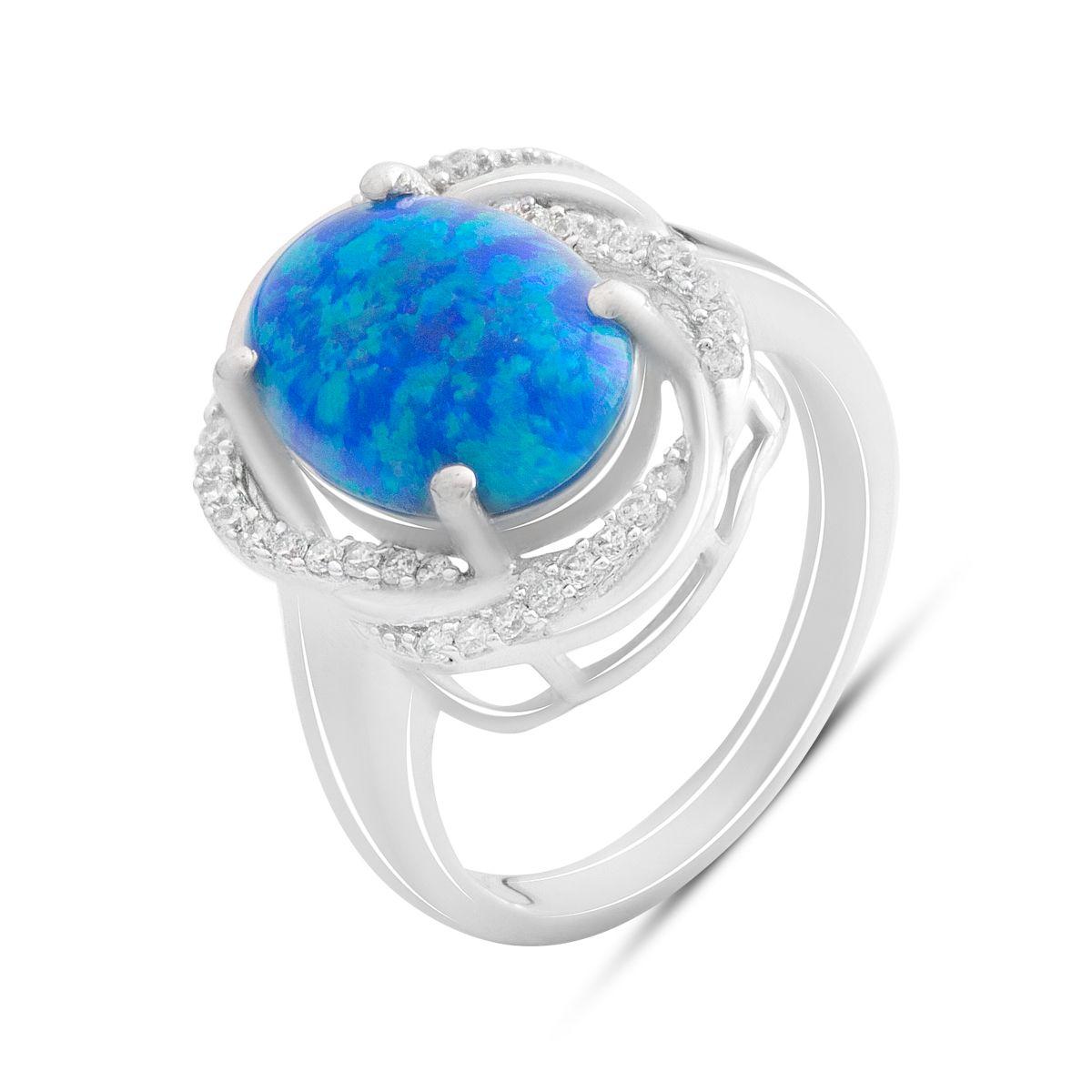 

Silver ring with opal 2.813ct, item weight 5.01 gr (2190479) 17