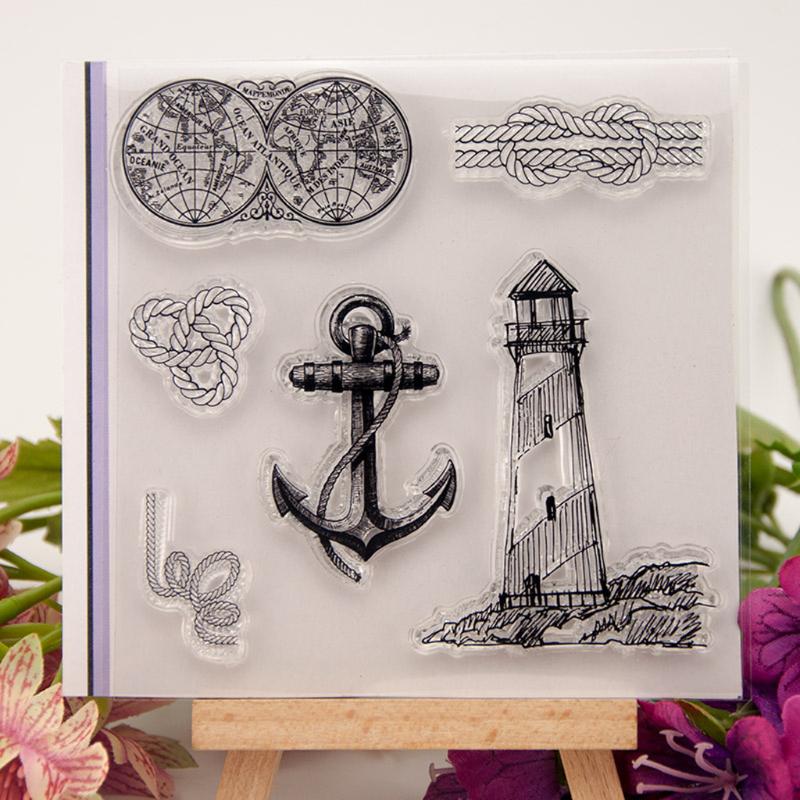 

Прозрачный штамп Силиконовый печать Печать Лист Декор для DIY Scrapbook Craft Card Album