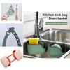 Adjustable Sink Holder Soap Sponge Drain Rack With Durable Double-layer Design