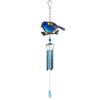 Bird Garden Wind Chime With Handcrafted Metal And Glass For Garden Patio Decor