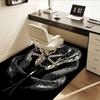 Golden Snake Chair Mat: Office Carpet, Oversized Rug for Home Decor, Sofa Mat, Gift Idea for Any Room