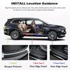 For Toyota Corolla Cross -2025 Car Door Threshold Bar Strip Stickers Trunk Scratch Resistant Trampling Protector Accessories