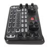Live Sound Card with Multi Sound Effects Bluetooth Noise Reduction Sound Mixer Board for Mobile Phone Karaoke Broadcast