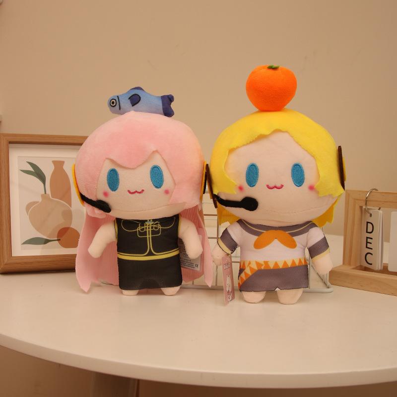 25cm Q Version Hatsune Miku Fufu Plush Doll Anime Peripheral Cute Stuffed Doll Decoration Girl Birthday Gift