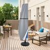 Patio Umbrella Parasol Cover Waterproof Outdoor Anti-UV Protective Cover with Zipper Cantilever Parasol Rain Cover