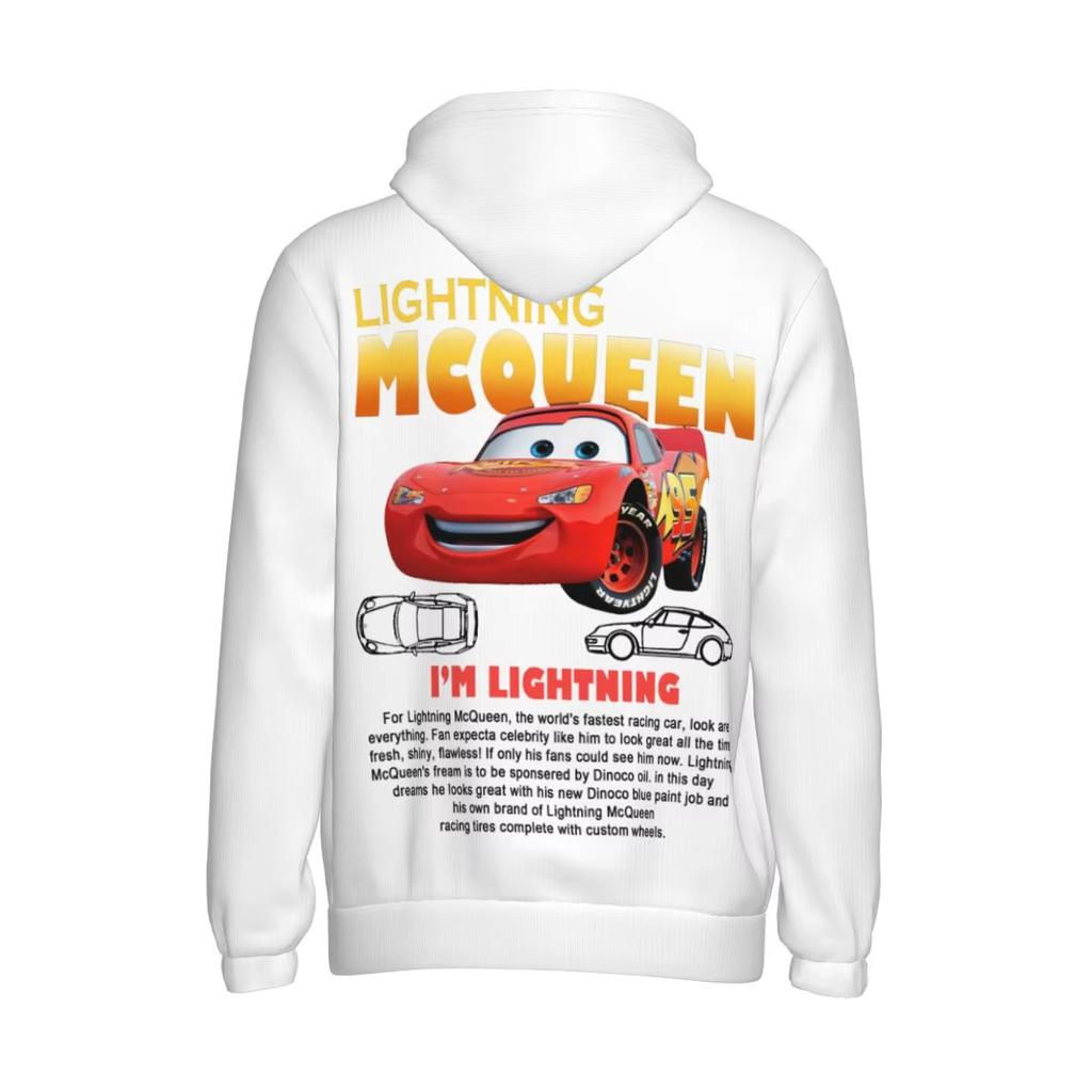 25 Mens Lightning Mcqueen And Sally 3D Print Hoodie Hooded Collar Drawstring Hoodies Pullover Sweatshirts Long Sleeve Sweatshirt