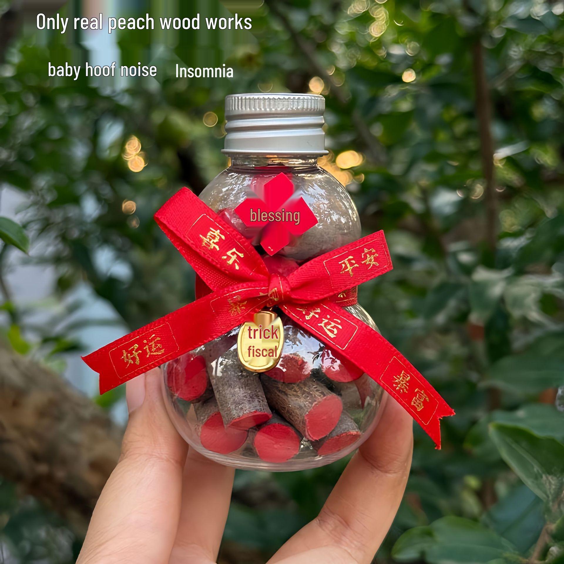 

Peach Wood Gourd Ornament for Home and Car – Attracts Wealth & Charm