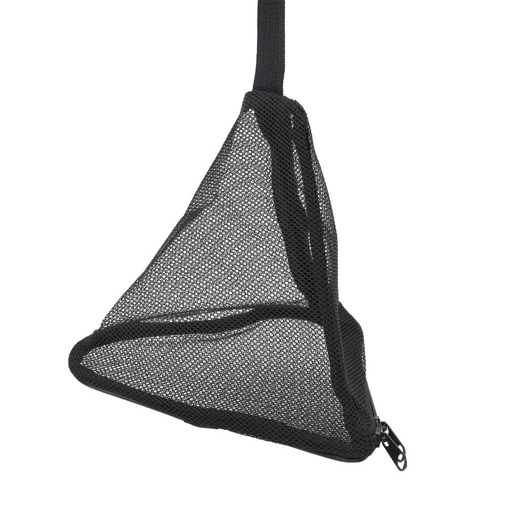 PVC Outdoor Hanging Storage Net Black Mesh Organizer Durable Hanging Basket Net  Camping