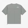 The NorTh Face Ila PockeT ShorT Sleeve Round T lighT Gray