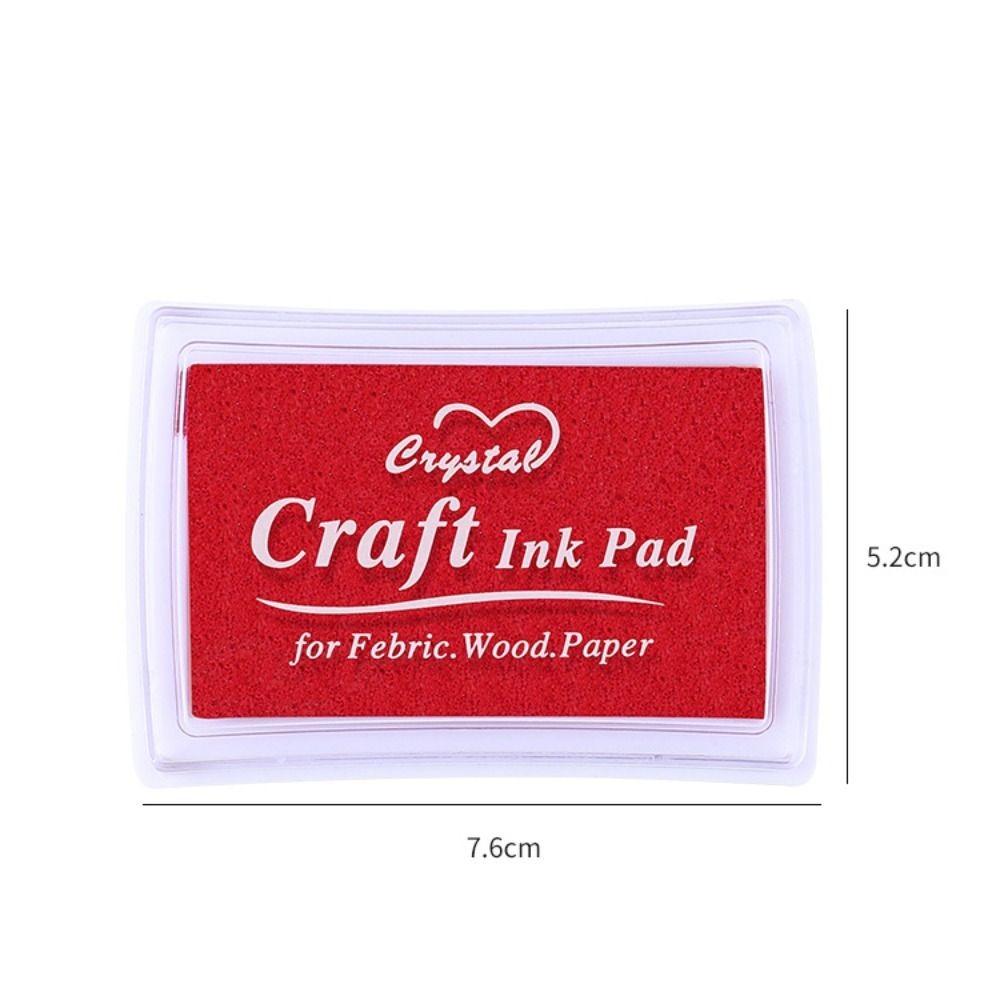 Mini Fingerprint Ink Pad Quick-drying Clear Stamping Thumbprint Ink Pad For Notary Anti-Fake Signing Inkpad
