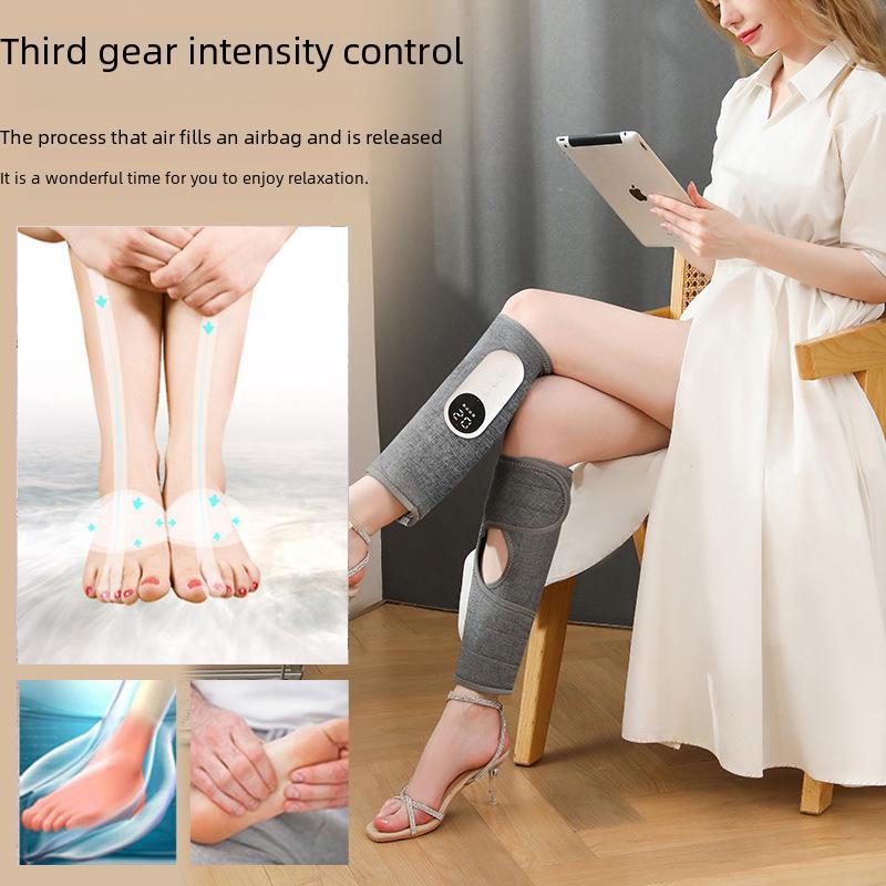 Multifunctional Leg Massager & Calf Slimming Device with Heat Compression and Air Wave Therapy