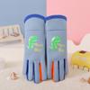 Cartoon Dinosaur Kids Winter Cycling Gloves Windproof Children's Outdoor Gloves  Snowy Day