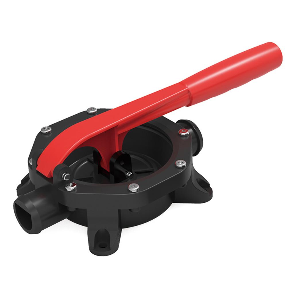 Manual Mini Bilge Pump Self Priming Diaphragm Pump Marine Drain Pump with Plastic Handle Easy To Remove & Install