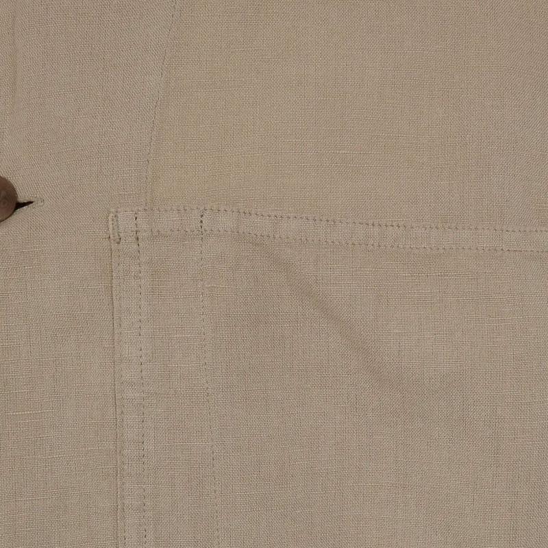 Polo Ralph Lauren Solid Color Polo Collar Single Breasted Shirt Men Shirts Brown 710965822-003