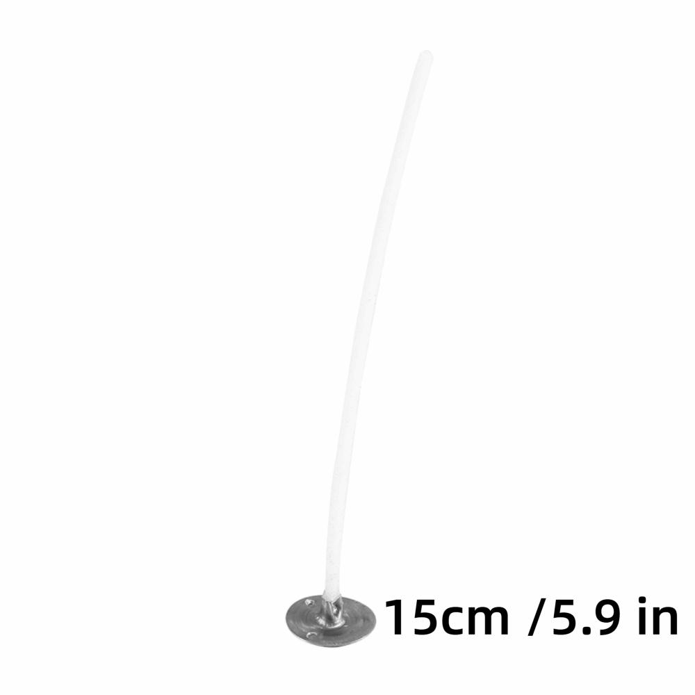 100 Stück 100% Baumwolle Kerzendochte Stabile Brennende Sojawachs-beschichteter Baumwollkern-Docht Mit Clips Kerzenherstellung Zubehör DIY
