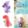 Adorable T-rex Triceratops Dinosaur Plush Toy For Kids Soft Squishy Stuffed Animal Doll