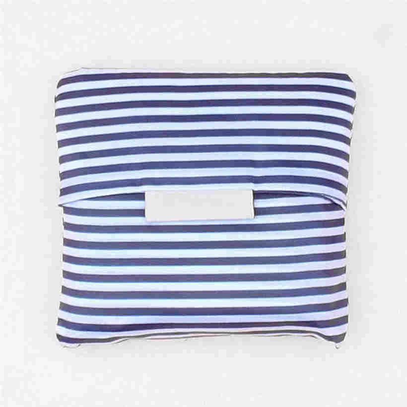 

Reusable Folding Shopping Bag Portable Eco Friendly Gift Bag Travel Storage Grocery Bag Stripe