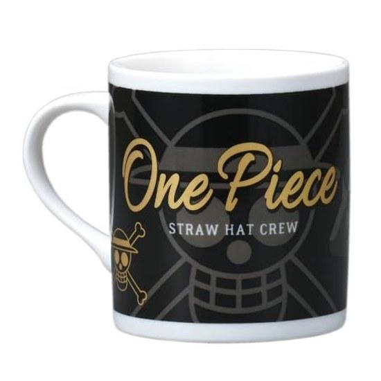 One Piece Luffy Straw Hat Crew Monochrome Mug Approximately 300ml Microwave Dishwasher Safe Made Japan 124150