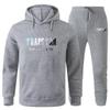 Trapstar Hoodie Set Men Women Fleece Lined Sweatshirt Tracksuit Casual Couple Sportswear