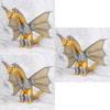 Stupenda Figura Giocattolo da Collezione Godzilla Mostro Mecha King Ghidorah Drago a 3 Teste da 8 pollici Regalo