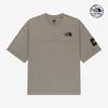 White Label Stitch Dying Short Sleeve Tee Beige Brown Nt7us06l