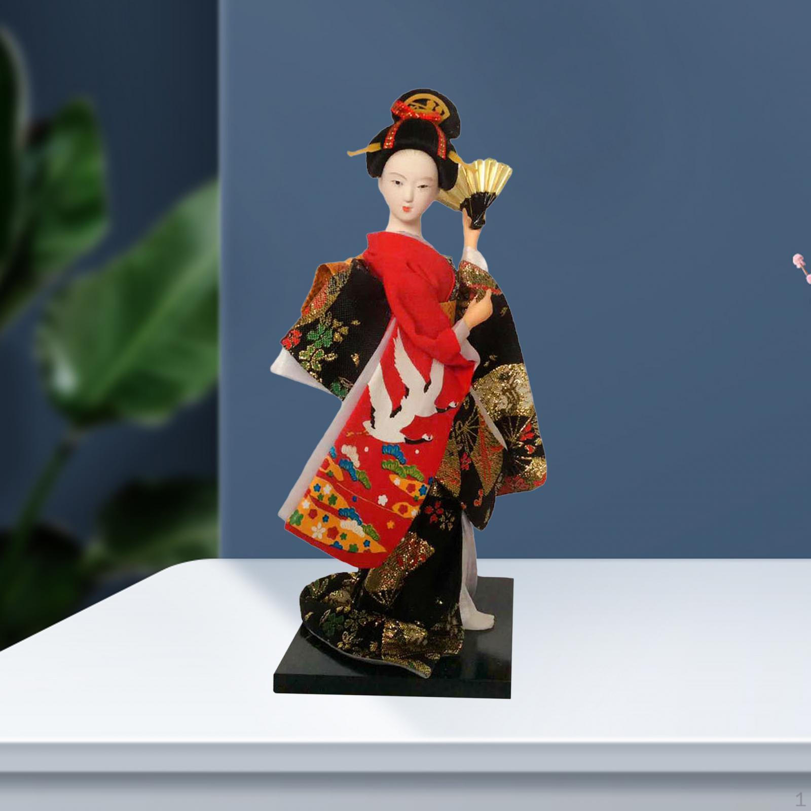 

Етнічні японські ляльки-гейші Статуетка леді-азіатської ляльки для прикраси столу Style C