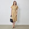 Women's Striped Workwear Shirt Dress