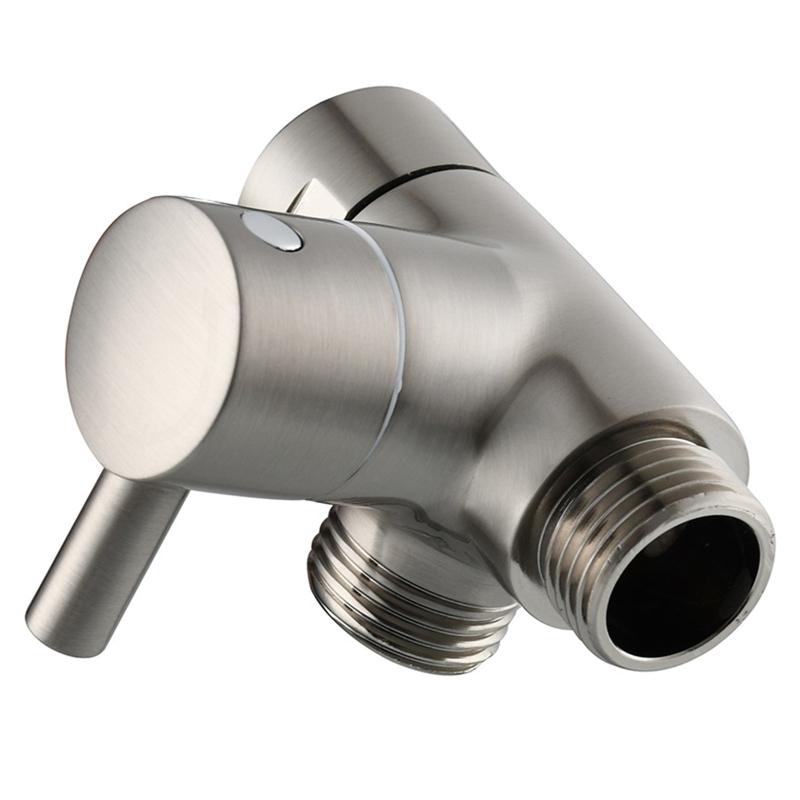 for T Shape Brass Shower Arm Diverter Creative Household 3 Way Diverter Universal Adapter Connector for Angle for Va